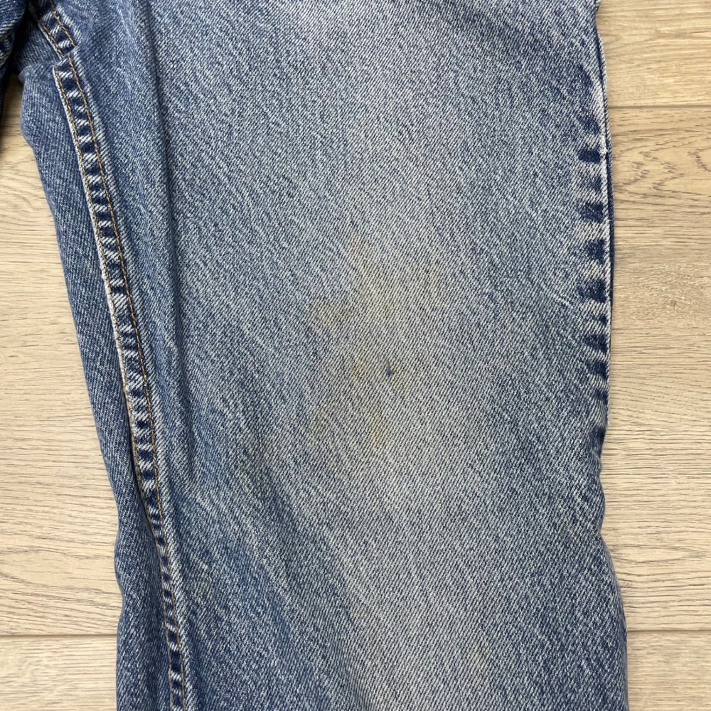Levi's 517 Boot Cut Jeans Mens 34x32 Blue Vintage USA Made Denim - Picture 5 of 12